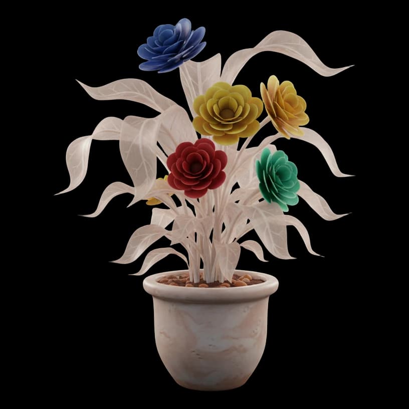Flower pot input